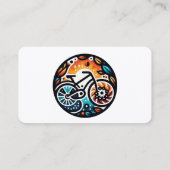 Custom Bike Bike Biking Sport Fitness Visitenkarte (Rückseite)