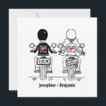 Custom Biker Motorrad Abend Hochzeit Einladung<br><div class="desc">Motorrad Abend Empfang Hochzeit Einladung Diese wunderbare Einladung wäre der perfekte Abend für ein Paar mit einem Motorrad-Motorrad-Thema Hochzeit. Der Schriftart kann bearbeitet werden, wenn Sie eine andere Formulierung bevorzugen, und auch der Stil kann von den vielen verschiedenen Schriftart auf Zazzle geändert werden. Wenn Sie dies wünschen, klicken Sie bitte...</div>