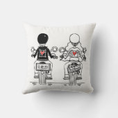 Custom Biker Motorrad Hochzeitsgeschenk-Schubkisse Kissen (Rückseite)
