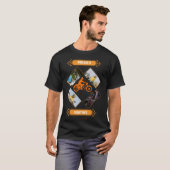 Custom Biker Photo Collage T-Shirt (Vorne ganz)