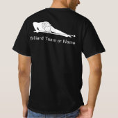 Custom Billiards Pool League Team Gear T-Shirt (Rückseite)