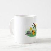 Custom Birb Doodle Kaffeetasse (Vorderseite Links)