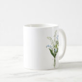 Custom Birth Flower Lily of The Valley Kaffeetasse (VorderseiteRechts)