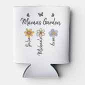 Custom Birth Flower Mug Names, Mama's Garden Gift Dosenkühler (Vorderseite)