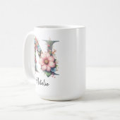 Custom Birth Month Flower Mug for Student or Moms Kaffeetasse (Vorderseite Links)