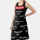 Custom Birthday Apron - Funny Name & Age! Schürze (InSitu)
