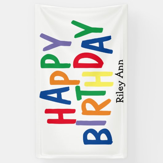 Custom Birthday Banner (Vertikal)