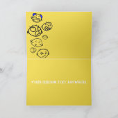 CUSTOM BIRTHDAY BILLBOARD W/ Ducks Dove Karte (Innenseite)