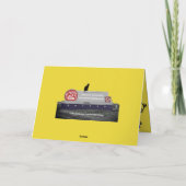 CUSTOM BIRTHDAY BILLBOARD W/ SITTING BLACK CAT KARTE (Rückseite)