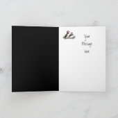 Custom Birthday Brother Puffin Bird Nature Card Karte (Innenseite)