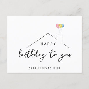 Custom Birthday Card für Kelly Postkarte