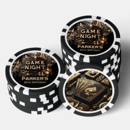 Custom Birthday Casino Spielabend Pokerchips