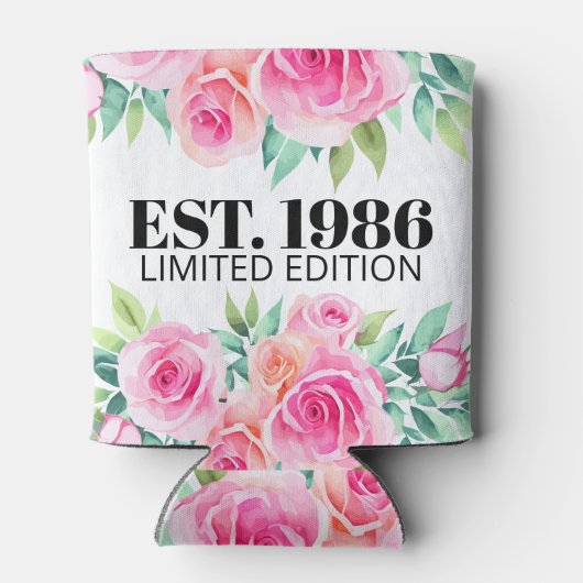 Custom Birthday Cooler Dosenkühler (Rückseite)