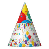 Custom Birthday Crew Party Hat - Personalisiert Ki Partyhütchen (Links)
