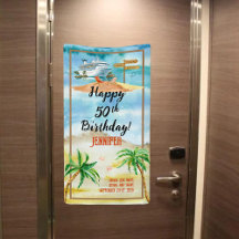 Custom Birthday Cruise Ship Door