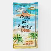 Custom Birthday Cruise Ship Door Banner (Vertikal)