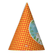 Custom Birthday Dinosaur Triceratops jedes Alter r Partyhütchen (Links)