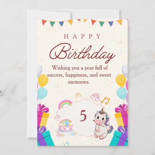 Custom Birthday Einladungen | Personalisiertes Par (Vorderseite)