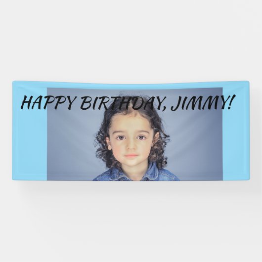 CUSTOM BIRTHDAY FOTO BANNER (Horizontal)