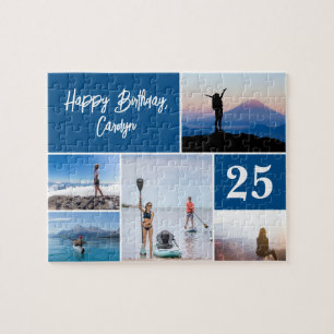 Custom Birthday Foto Collage Puzzle