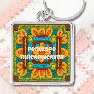 Custom Birthday Geschenke für Crocheters Mama Oma Schlüsselanhänger