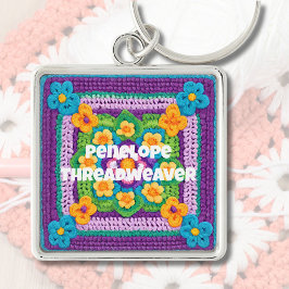 Custom Birthday Geschenke für Crocheters Mama Oma Schlüsselanhänger