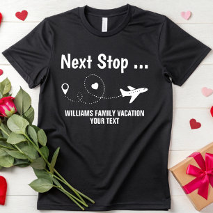 Custom Birthday Girls Reise Familie Urlaub T-Shirt