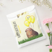 Custom Birthday Guinea Pig Gelbe Balloons Geschenktütchen (Versiegelt)