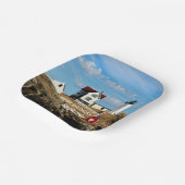 Custom Birthday Nubble Lighthouse Pappteller (Gewinkelt)