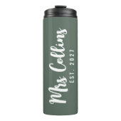 Custom Birthday or Wedding Tumbler for Couples Thermosbecher (Vorderseite)