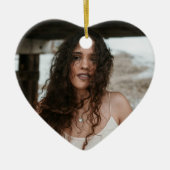 Custom Birthday Ornament with Photo & Message (Vorne)