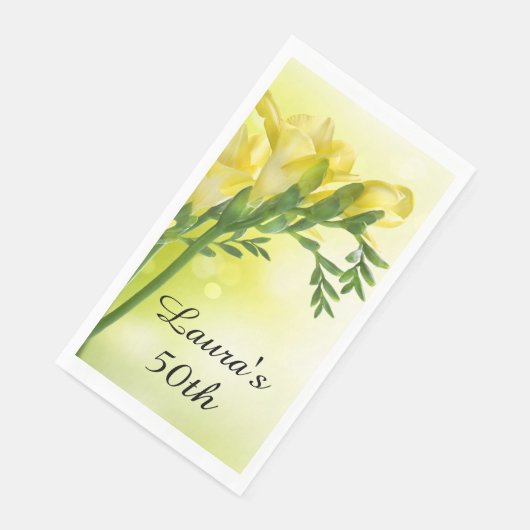 Custom Birthday Paper Napkins Serviette (Ecke)