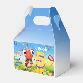 Custom Birthday Party Box Junge 5 yrs Lil’ Ladybug Geschenkschachtel