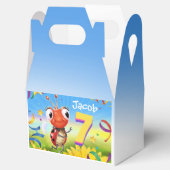 Custom Birthday Party Box Junge 7 yrs Lil’ Ladybug Geschenkschachtel (Geöffnet)