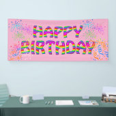 Custom Birthday Party für sie Banner (Messe)