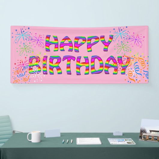 Custom Birthday Party für sie Banner (Messe)