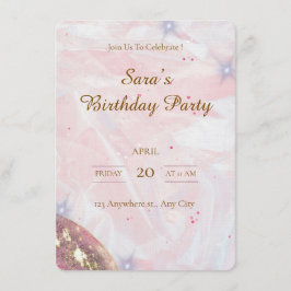 Custom Birthday Party Invitation Einladung