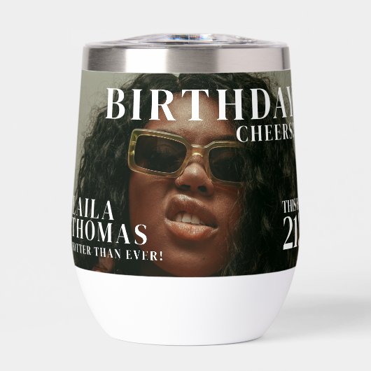 Custom Birthday Party Magazine Cover Cheers (Vorderseite)