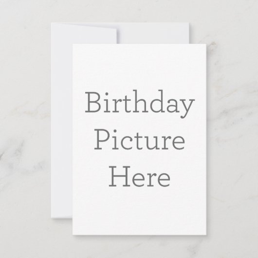 8.89 cm x 12.7 cm Flache Dankeskarte (Vorderseite)