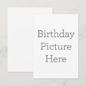 8.89 cm x 12.7 cm Flache Dankeskarte (Vorne/Hinten)