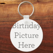 Kreisförmiger Schlüsselanhänger aus Metall, 5,08cm (Vorderseite)