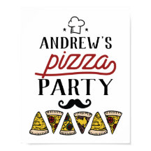 Custom Birthday Pizza Party Sign