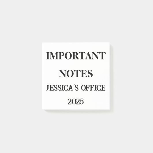Custom Birthday Post-it Notes - Personalisiertes G Klebezettel (Vorderseite)