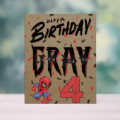 Custom Birthday Sign Acrylschild (Neutral)
