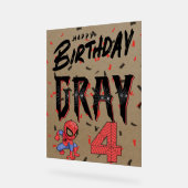 Custom Birthday Sign Acrylschild (Winkel)