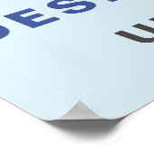 Custom Birthday Sign Chugga Chugga Choo Choo Thema Poster (Ecke)