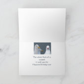 Custom Birthday Spaß Von allen US Flock Seagulas Karte (Innenseite)