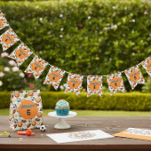 Custom Birthday Sports Theme Wimpelkette