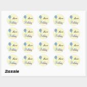 Custom Birthday Stickers (Blatt)