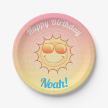 Custom Birthday Sun mit Shades